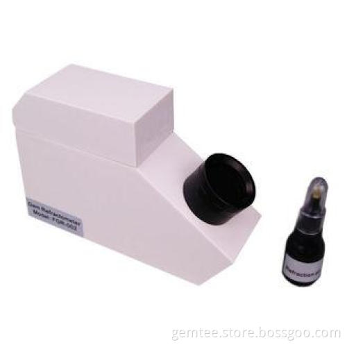 Durable CZ testing Prism Gemological Refractometer with RI